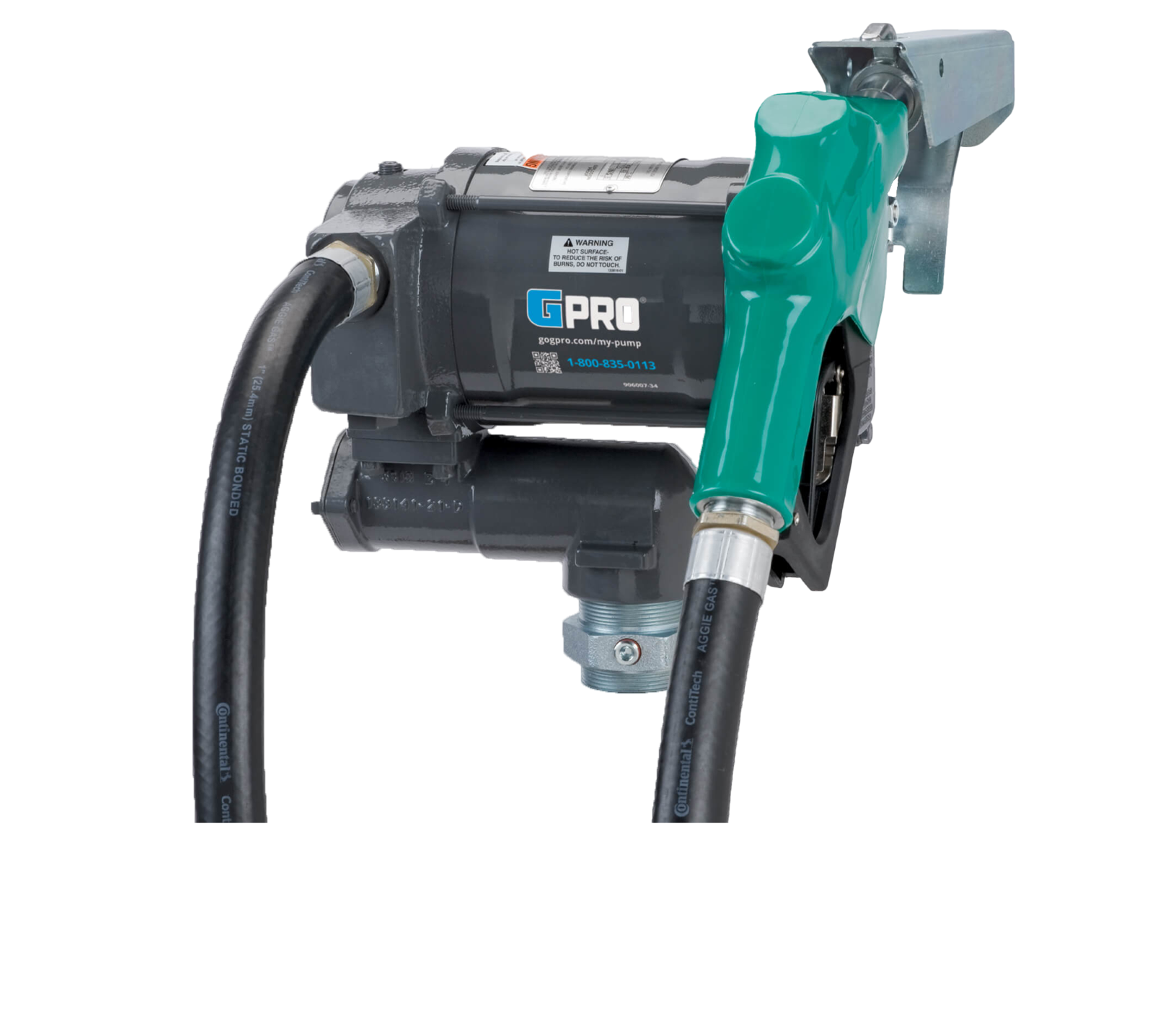 Electric pump GPI #PRO20-115AD (R663Q-3-00), 110 volts, flow 76 LPM (20 GPM), automatic nozzle 1", hose 1"x18 ft, suction pipe not include